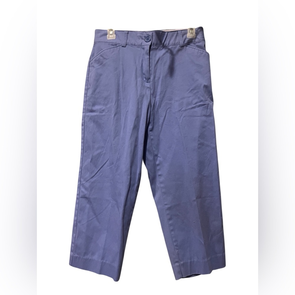 Kim by Kim Rogers Sz 6 Periwinkle Blue Capri Pants - Picture 1 of 6